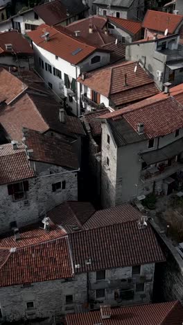 town with red rooftops