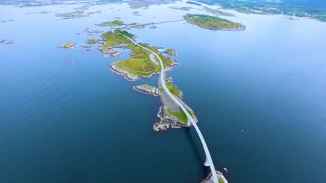 atlantic ocean road aerial photography.