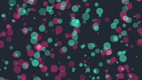 Fly-neon-round-bokeh-and-confetti-on-dark-space