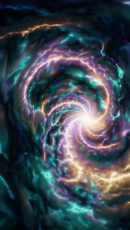 abstract cosmic spiral nebula