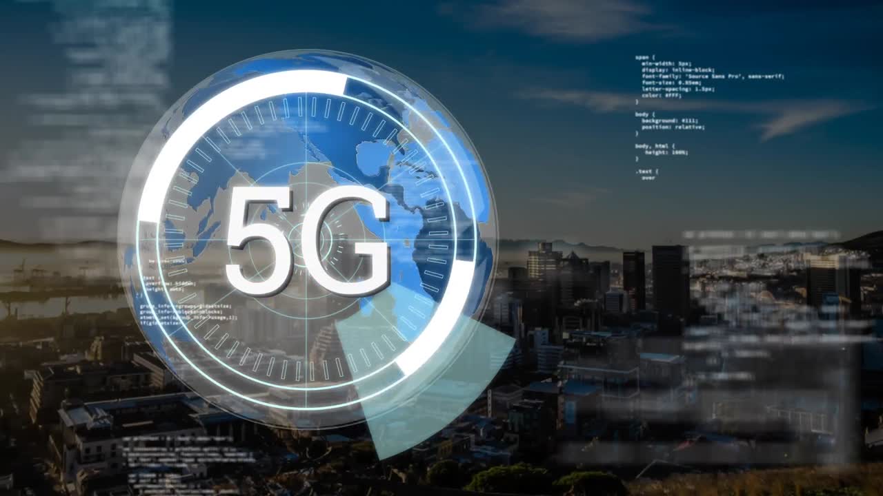 5g visualizzati in un cerchio