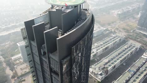 high-rise building in a city