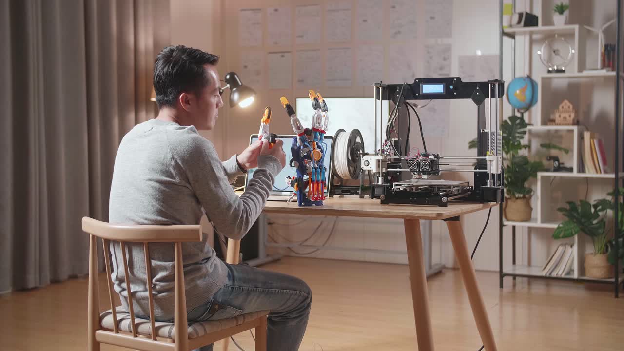 3d 프린팅 로 팔 조립