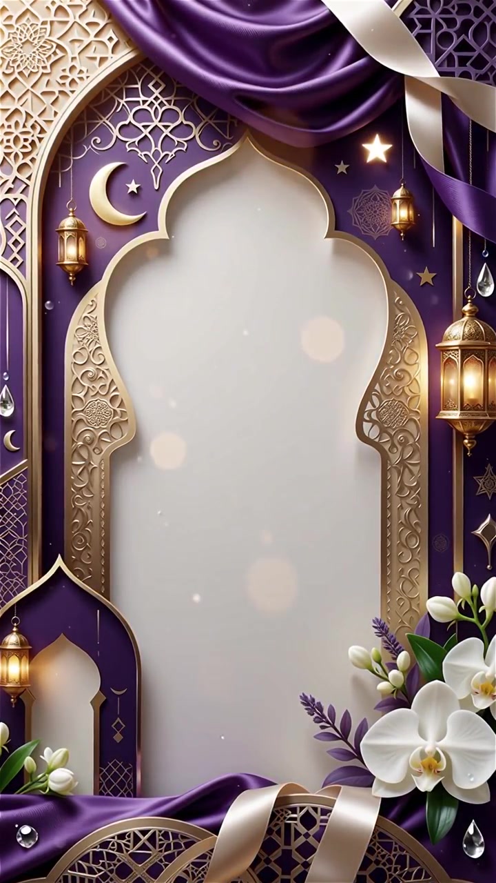Compleanno del Profeta Maometto Mawlid al-Nabi Sfondo Islamico