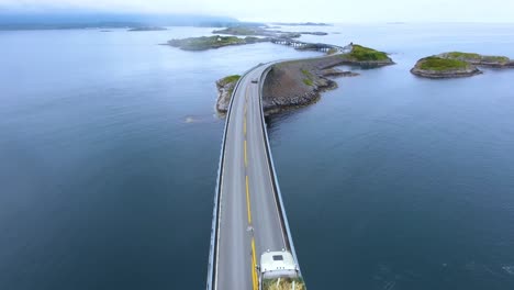 atlantic ocean road aerial photography.