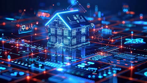 smart home technology illustration