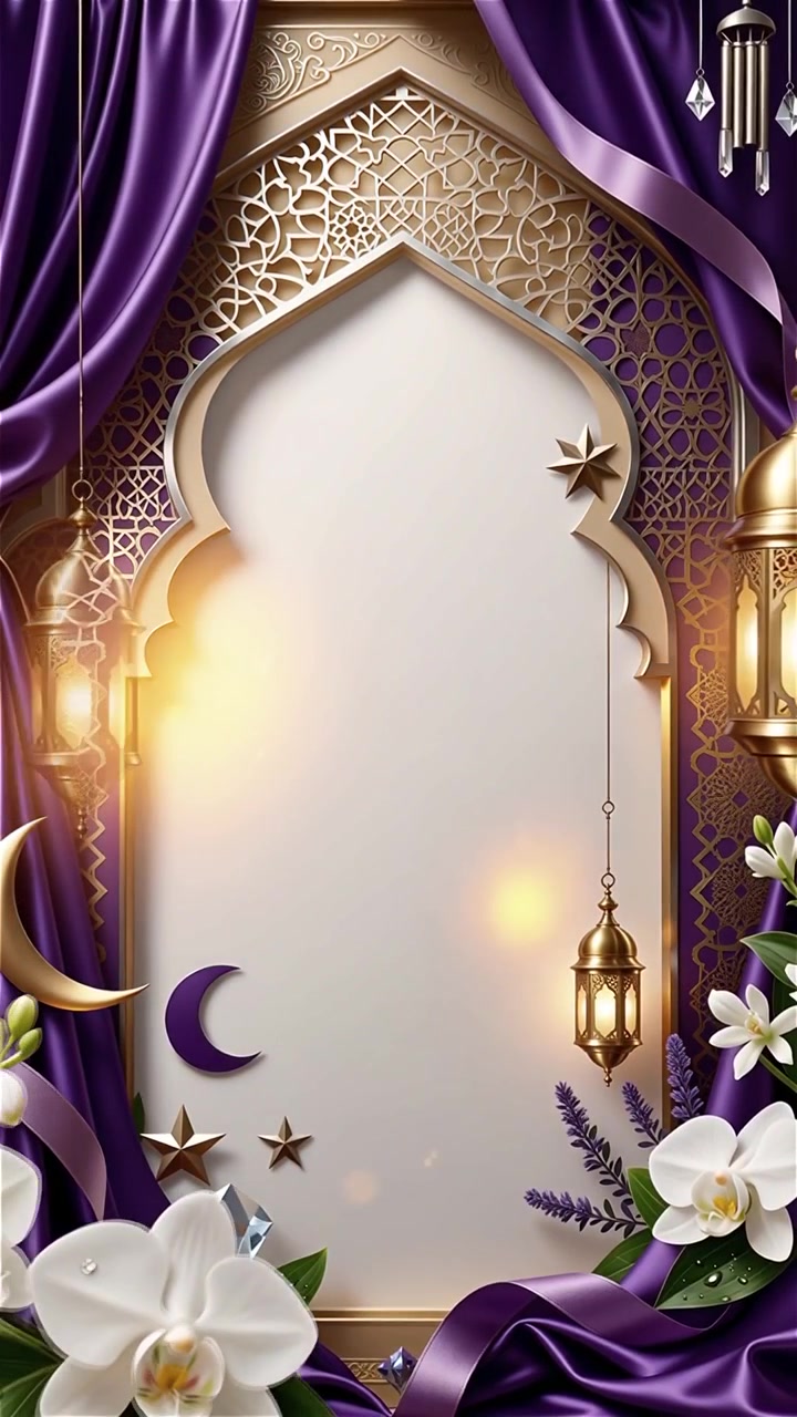 Compleanno del Profeta Maometto Mawlid al-Nabi Sfondo Islamico