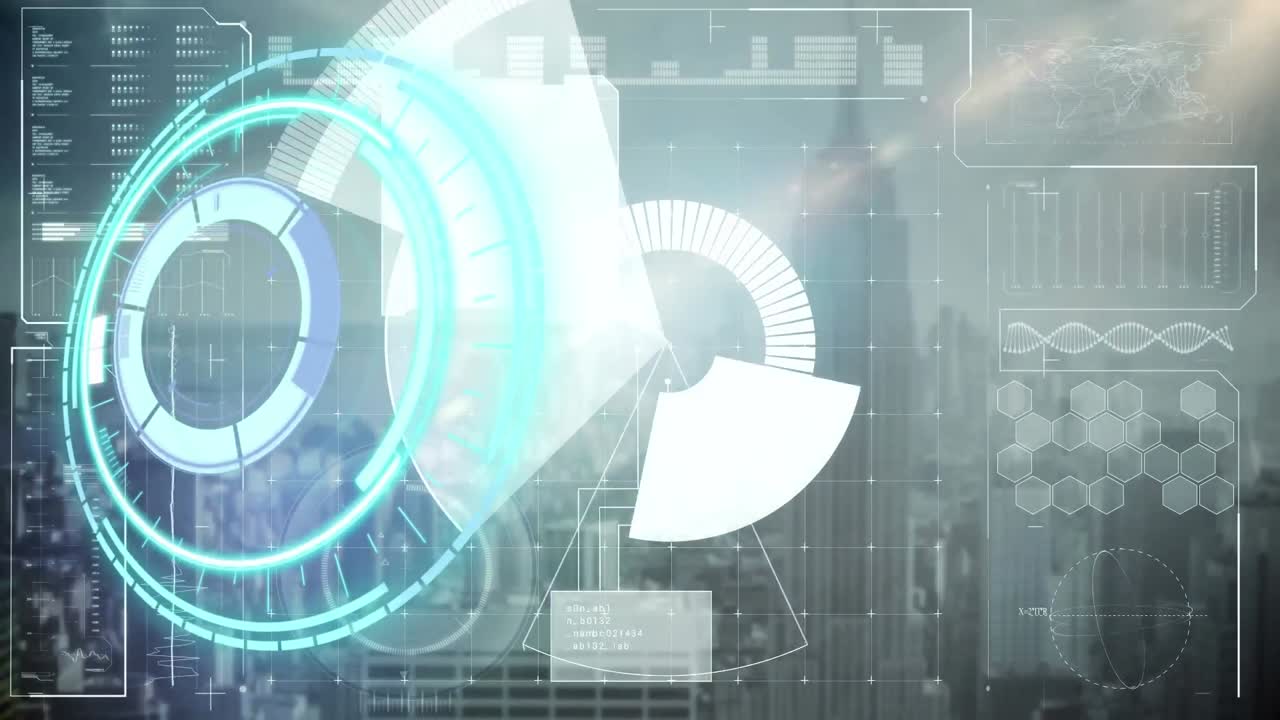 스 ⁇  스캐닝과 데이터 처리 화면의 애니메이션