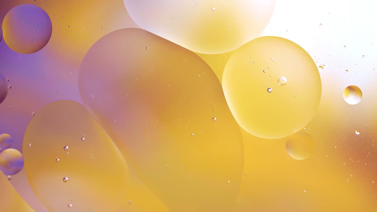 Motion Drops. Beautiful Bright Background. Fluid Art