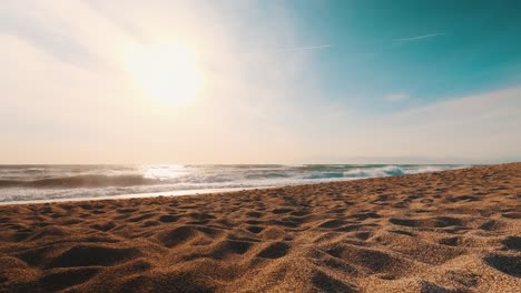 time lapse of beach waves
