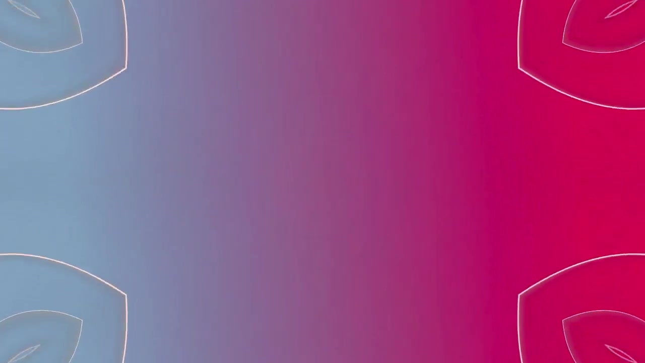 Abstract Kaleidoscope Pattern with Glowing Geometric Shapes and Gradient Colors