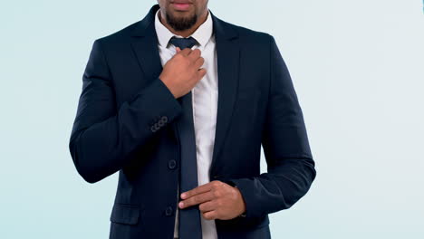 moda, traje y corbata con un hombre corporativo consiguiendo