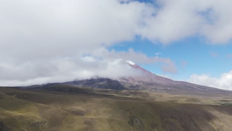 chimborazo volcano in the highlands of ecuador