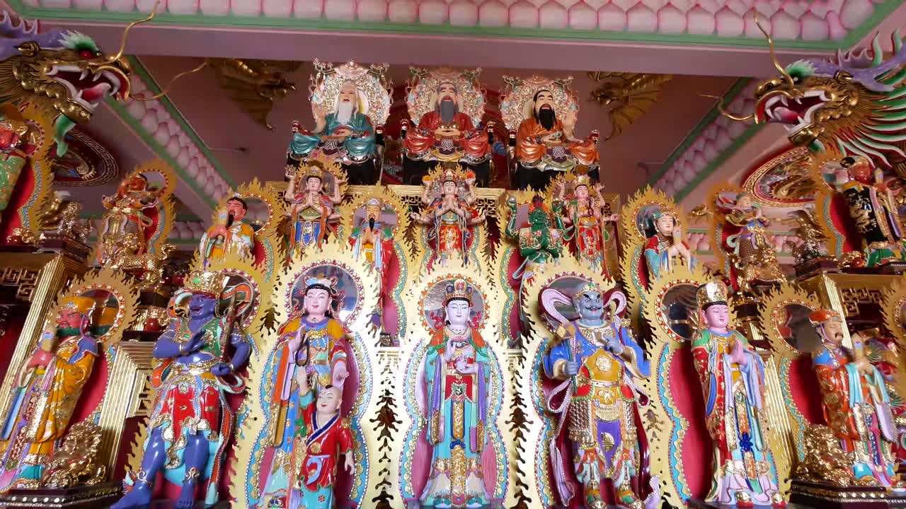 중국 고대 성신 동상, 근접