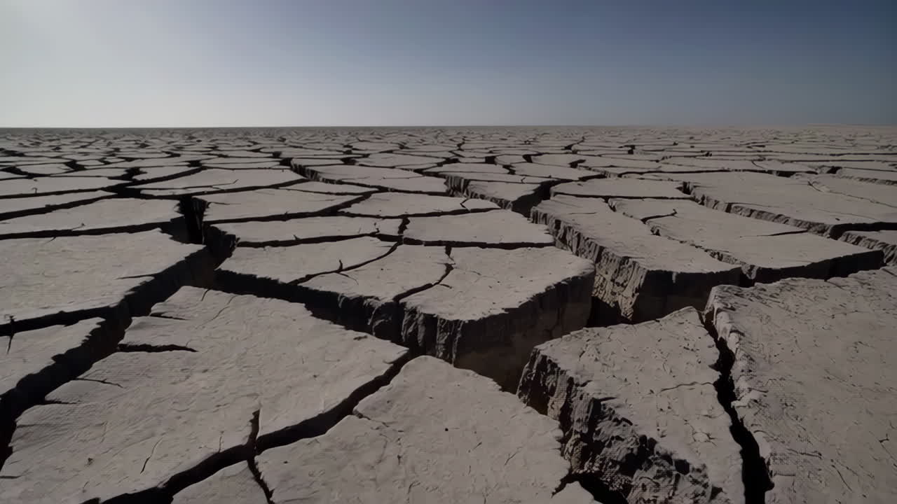 tierra agrietada seca