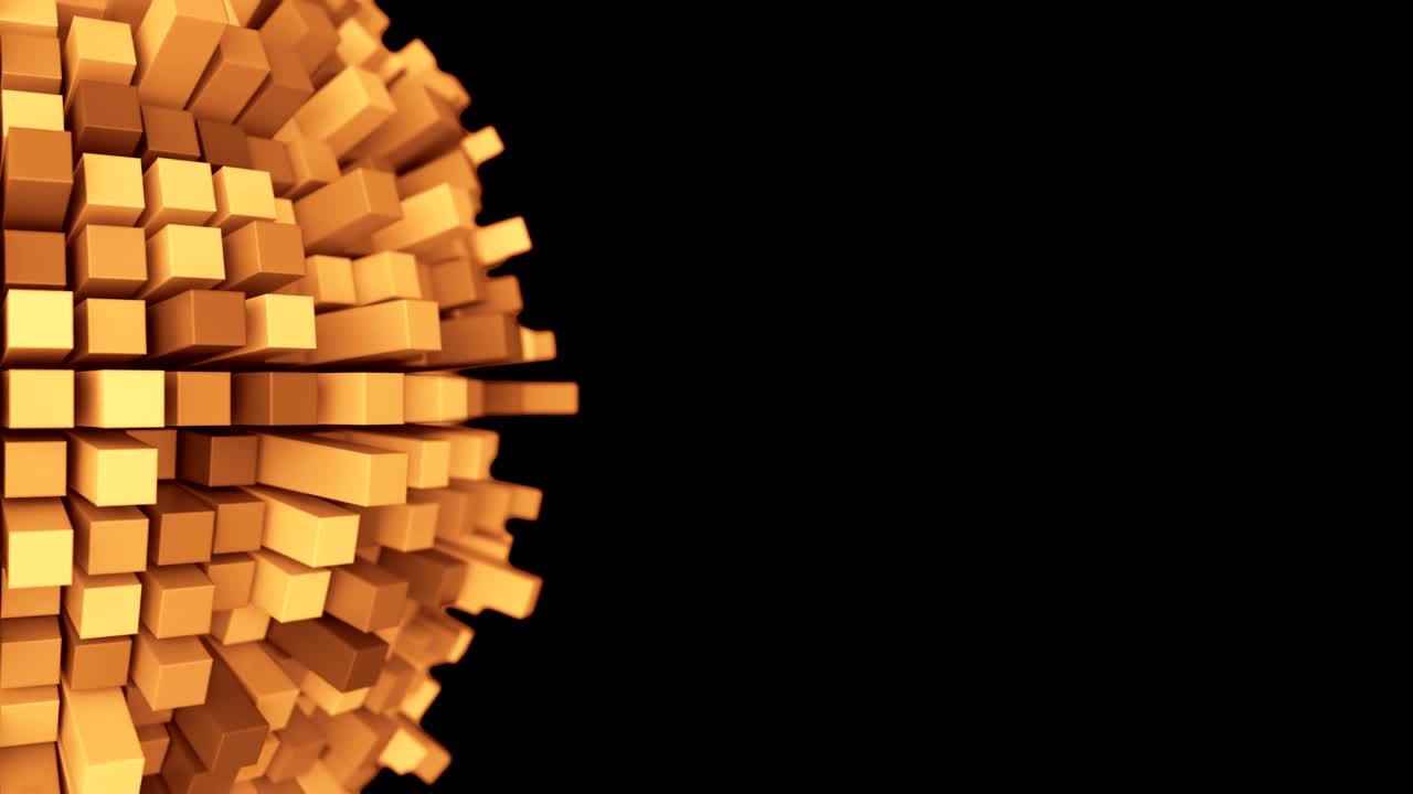 esfera de la tecnología abstracta 4k.