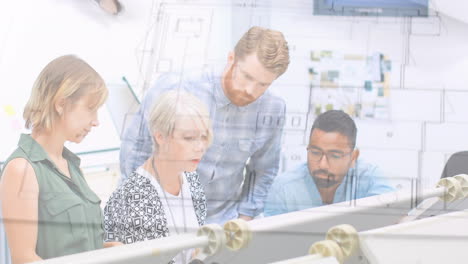 architects working on building plans