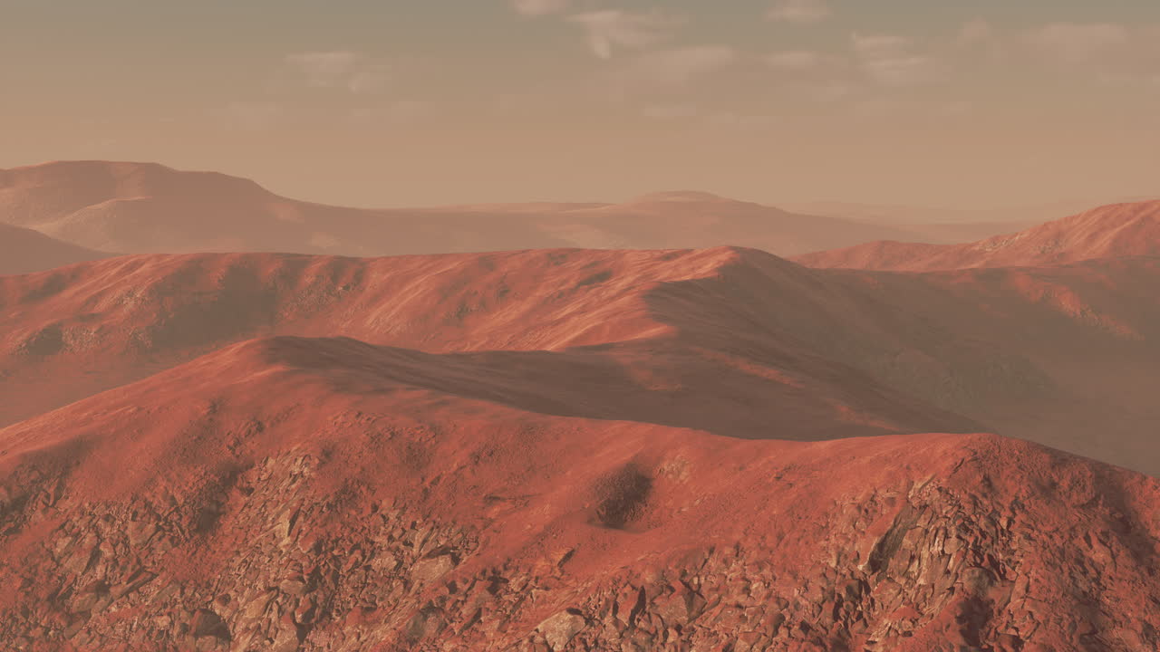 прекрасный пейзаж песчаной пустыни с воздуха