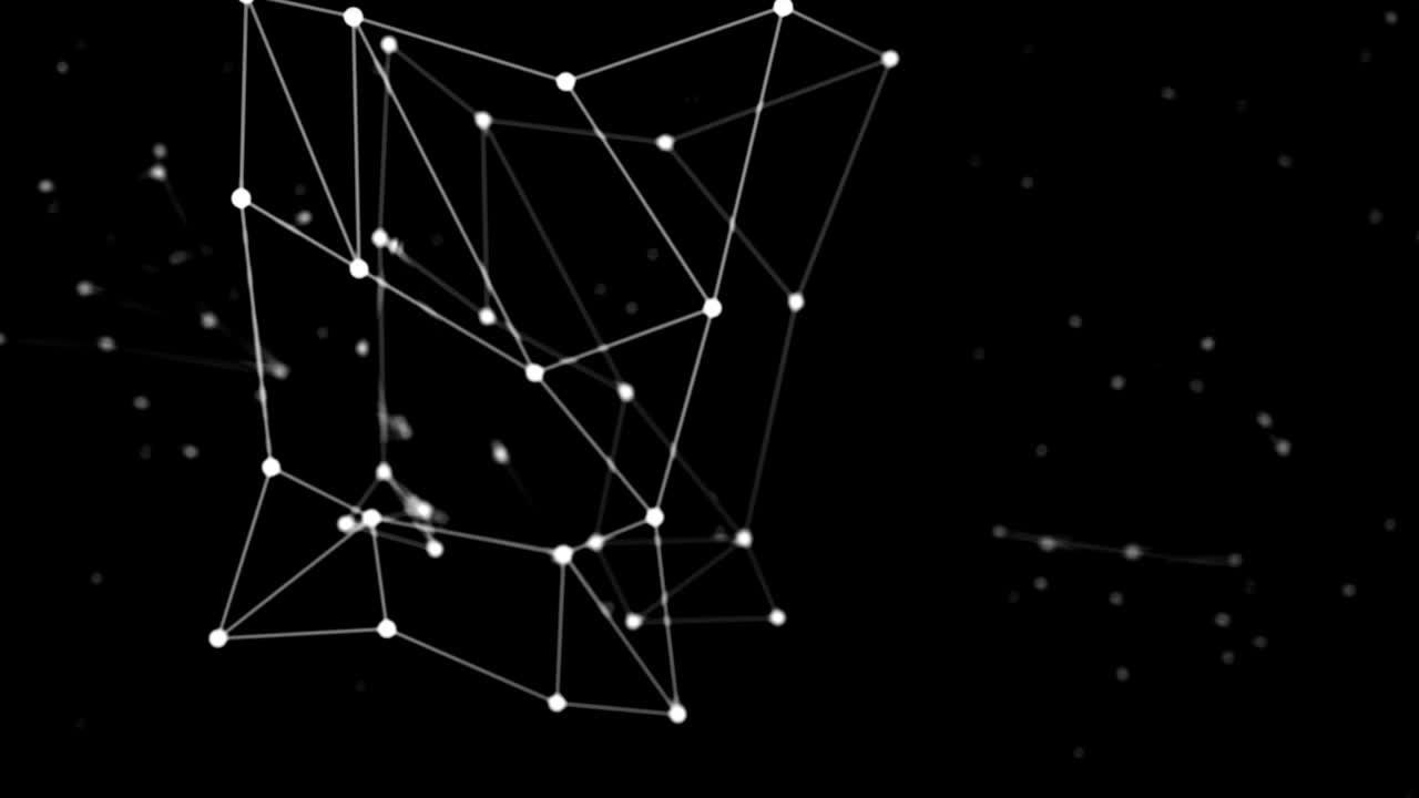 Abstract communication technology network digital background