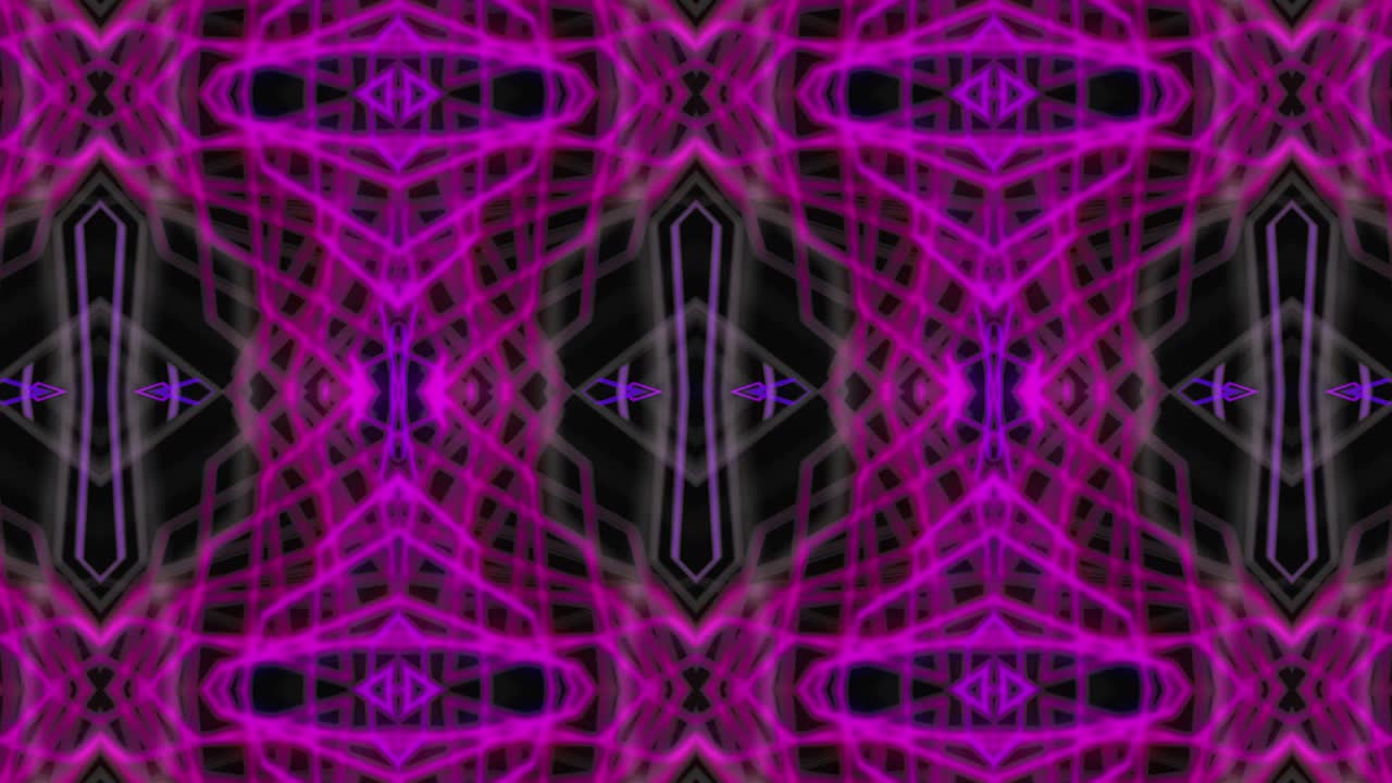 Caleidoscopio in movimento. Grafica in movimento 4K