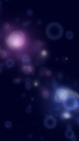 motion graphic of realistic blurry bokeh background