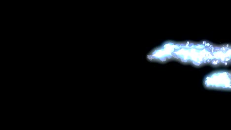 animación de nubes de vapor, animación de humo blanco de dibujos animados, fondo de bucle de niebla,