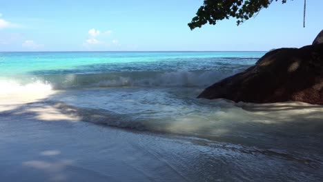 a snow-white beach on the island of similan.