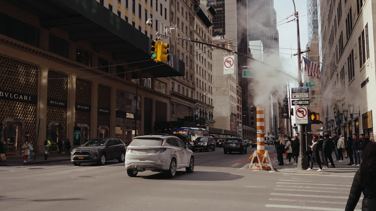 Fifth Avenue, New York City Street Scene