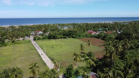 farm field near the beach in the philippines