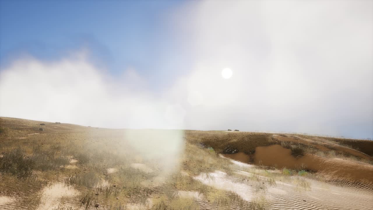 사하라 사막 의 에르그 체비 모래 언덕