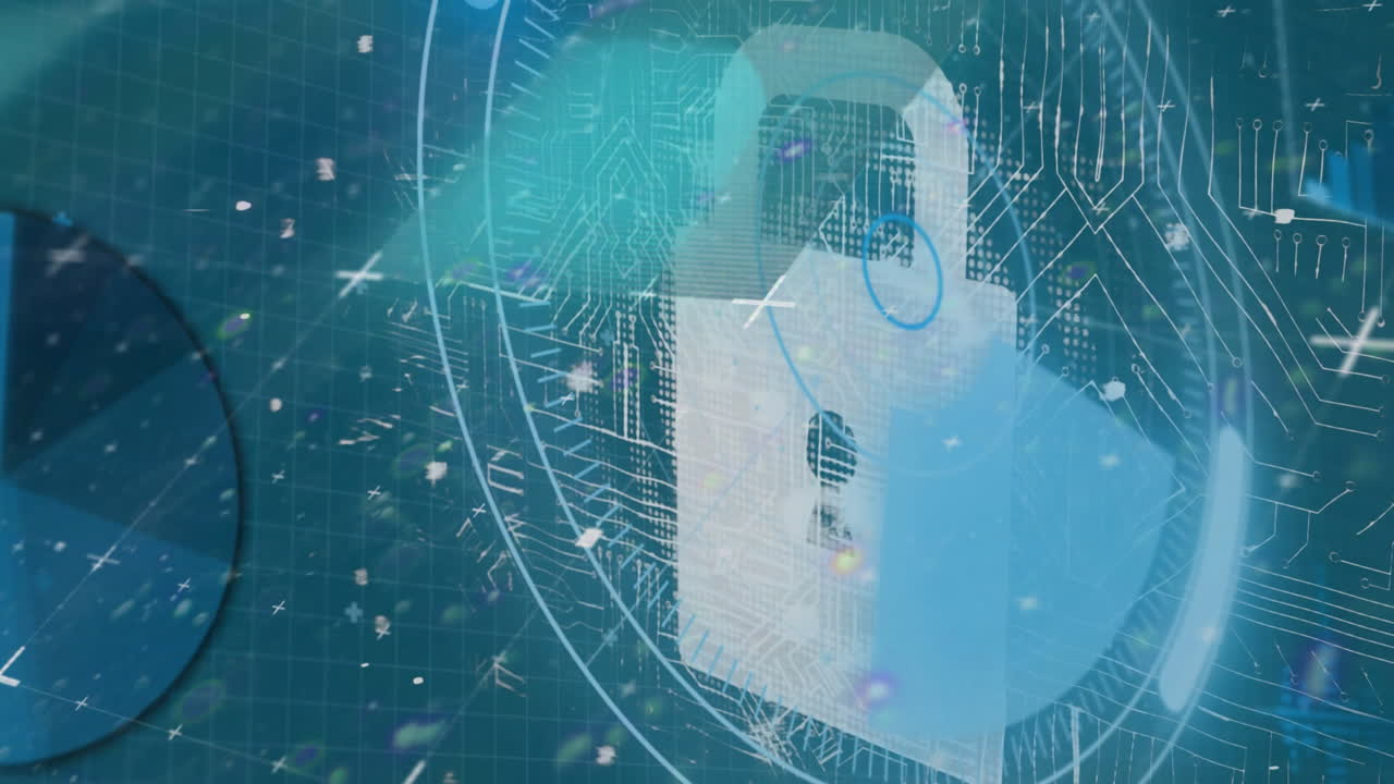 animación del escaneo del alcance y el procesamiento de datos