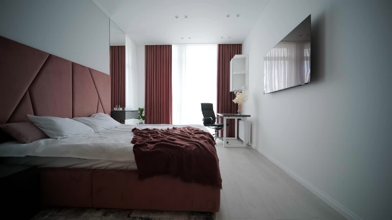 interior moderno y elegante del apartamento. diseño de interiores para el hogar. renovación de apartamentos nuevos