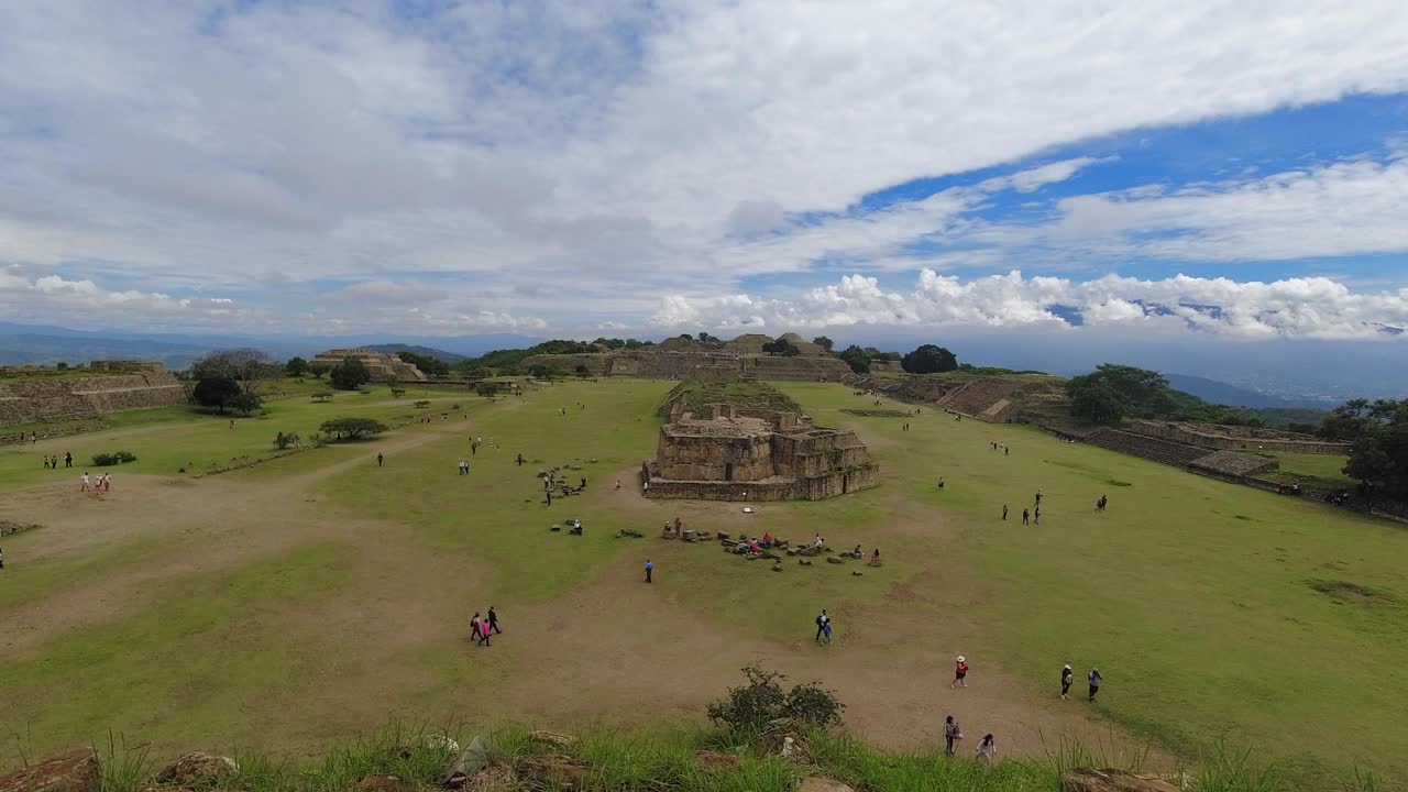 몬테 알반 피라미드 유적 유네스코 멕시코 관광지 명소 고대 마야 문명의 시간 경과