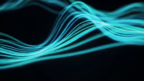 bright, colorful light waves flow and intertwine in a captivating abstract display. the vibrant patterns create a mesmerizing atmosphere during nighttime, showcasing dynamic movement and energy.