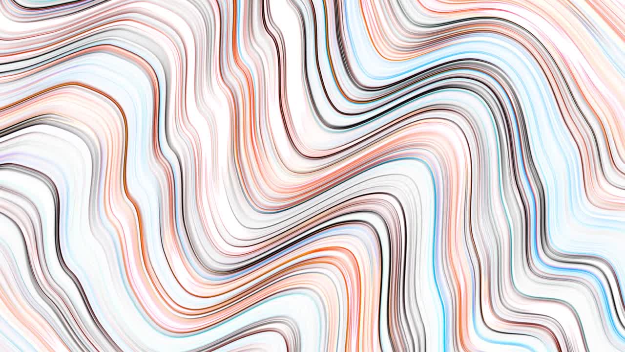 Abstract swirly line colorful smooth wavy background animation 8.mp4