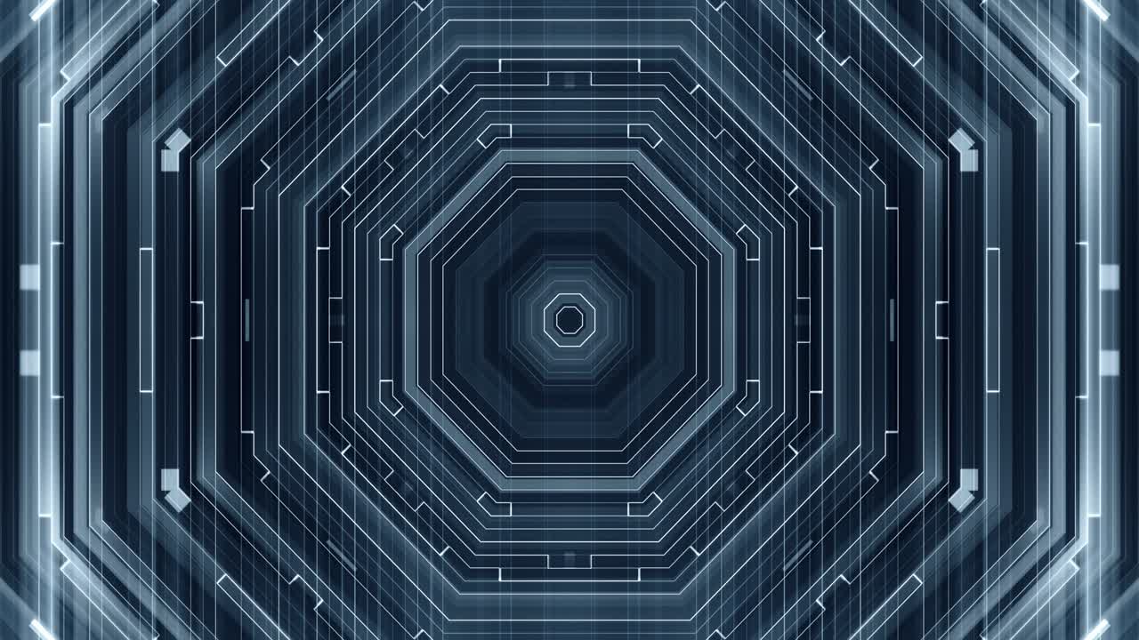Kaleidoscope concept abstract animation