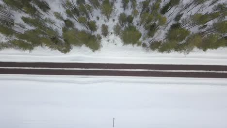 white van driving right to left on image composition