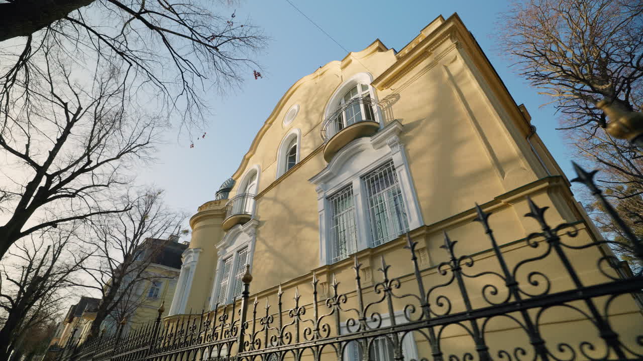 Building with intricate architectural details