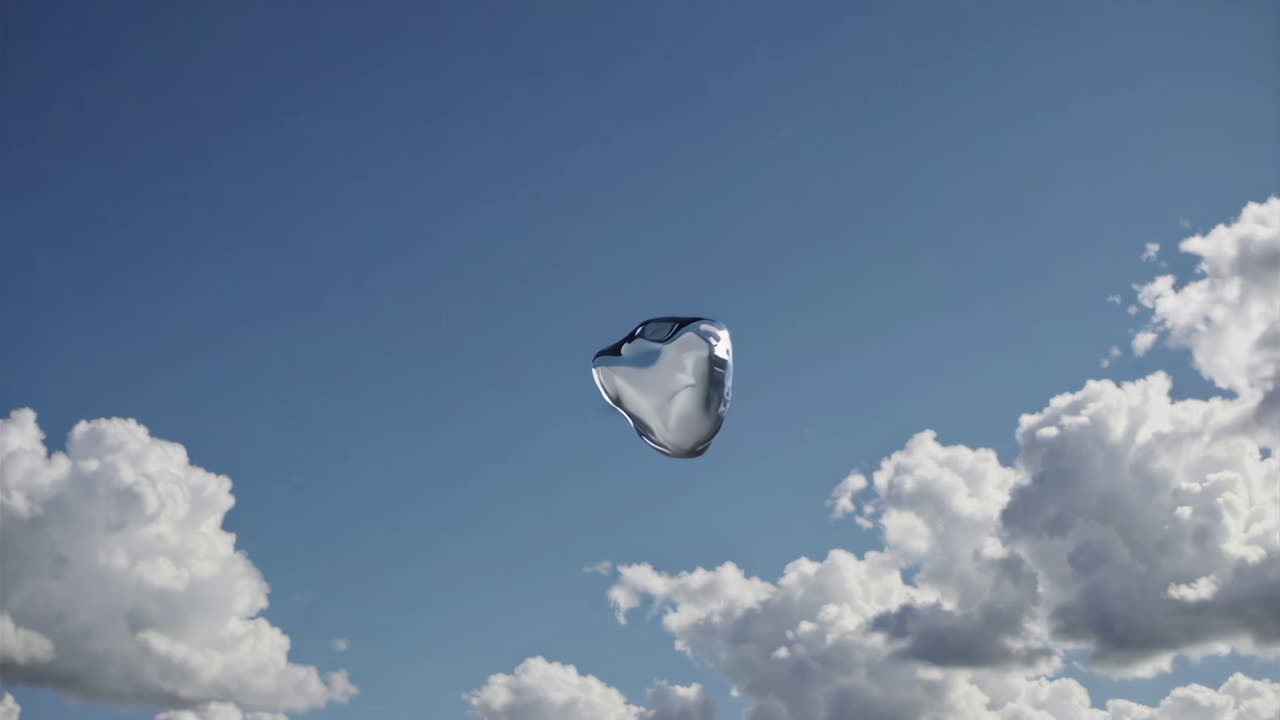 하늘에 있는 물방울