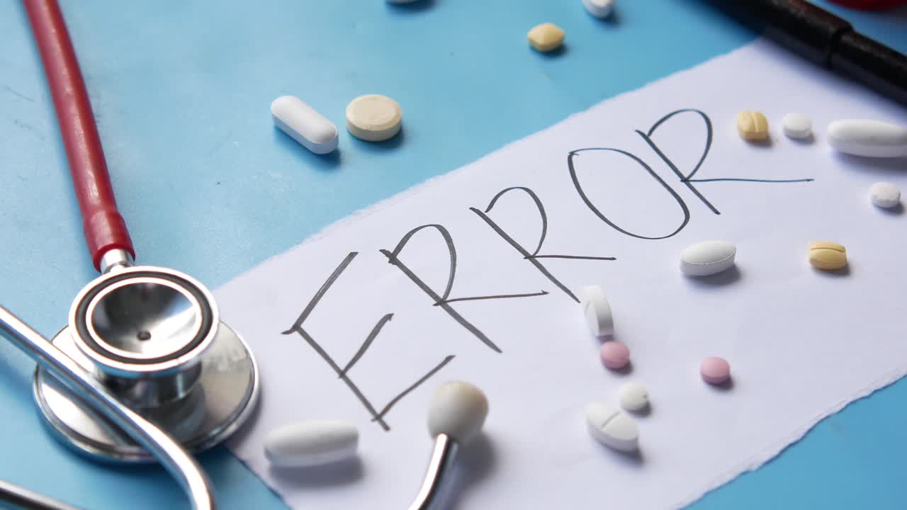 약물과 스테토스코프에 대한 의학적 오류