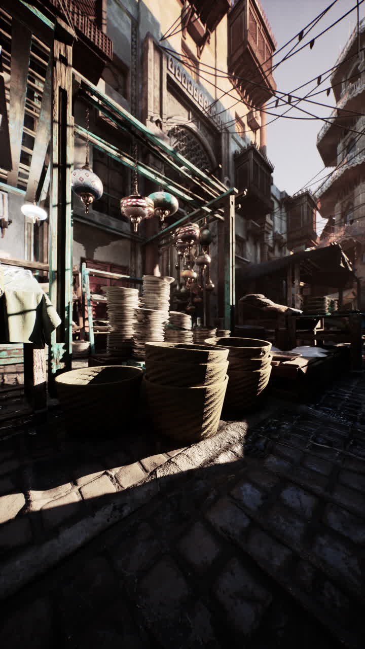 도시 의 거리 시장