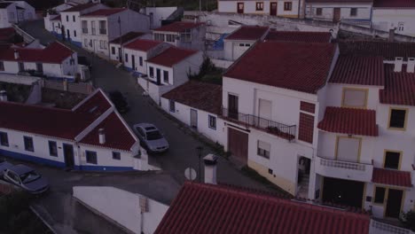 disparo de odeceixe con el famoso molino de viento en el centro, inclinación aérea