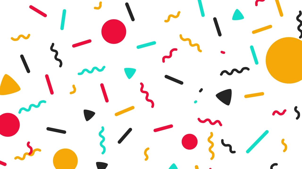 Colorful Flat Backgrounds - Customizable editable video template