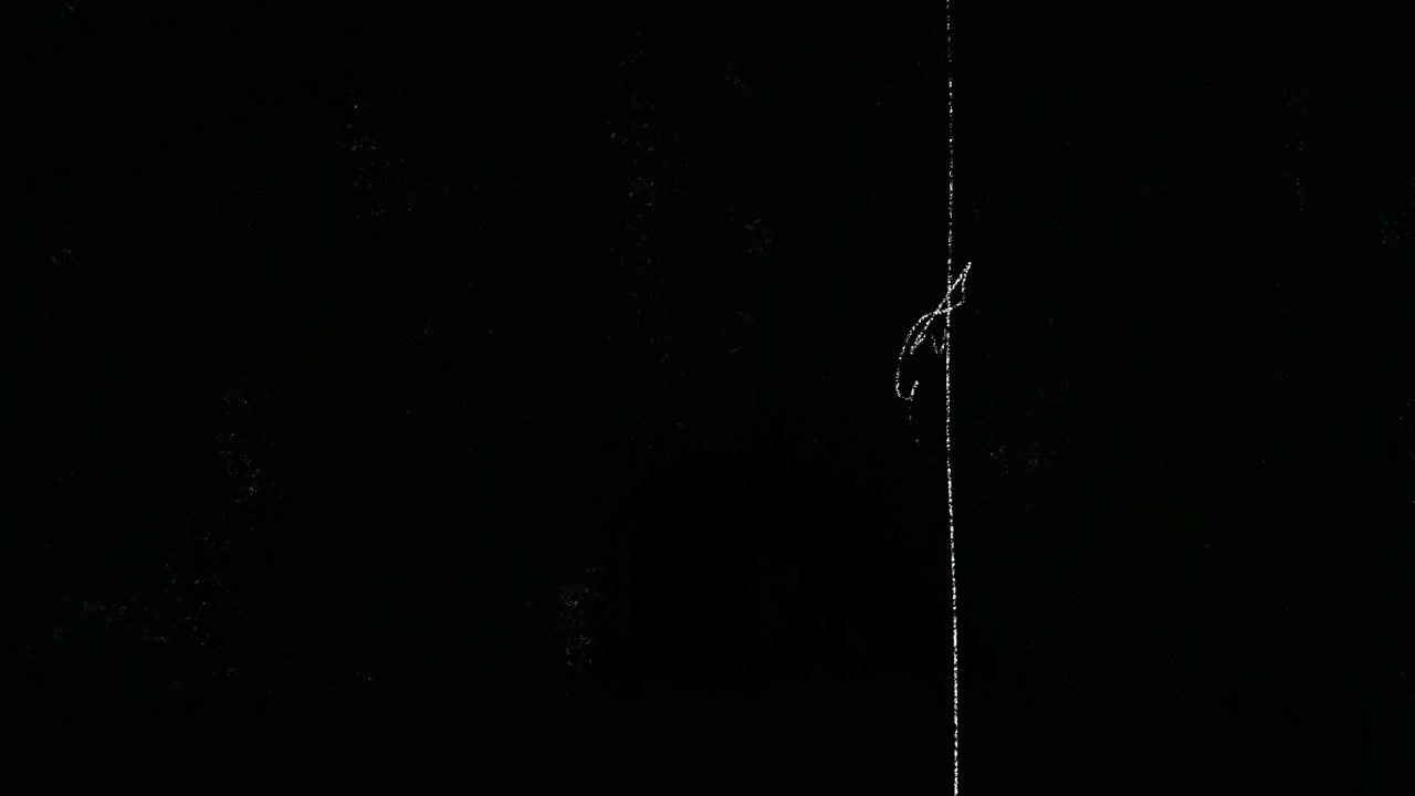 Vintage Film Grain and Scratches Overlay on Black Background