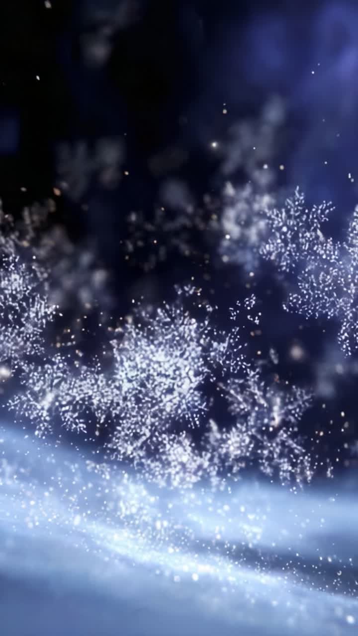 fondo de copos de nieve de invierno