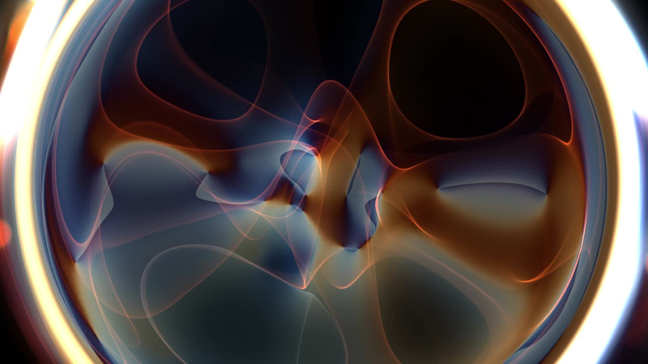 fondo de plasma espacial animado en 4k