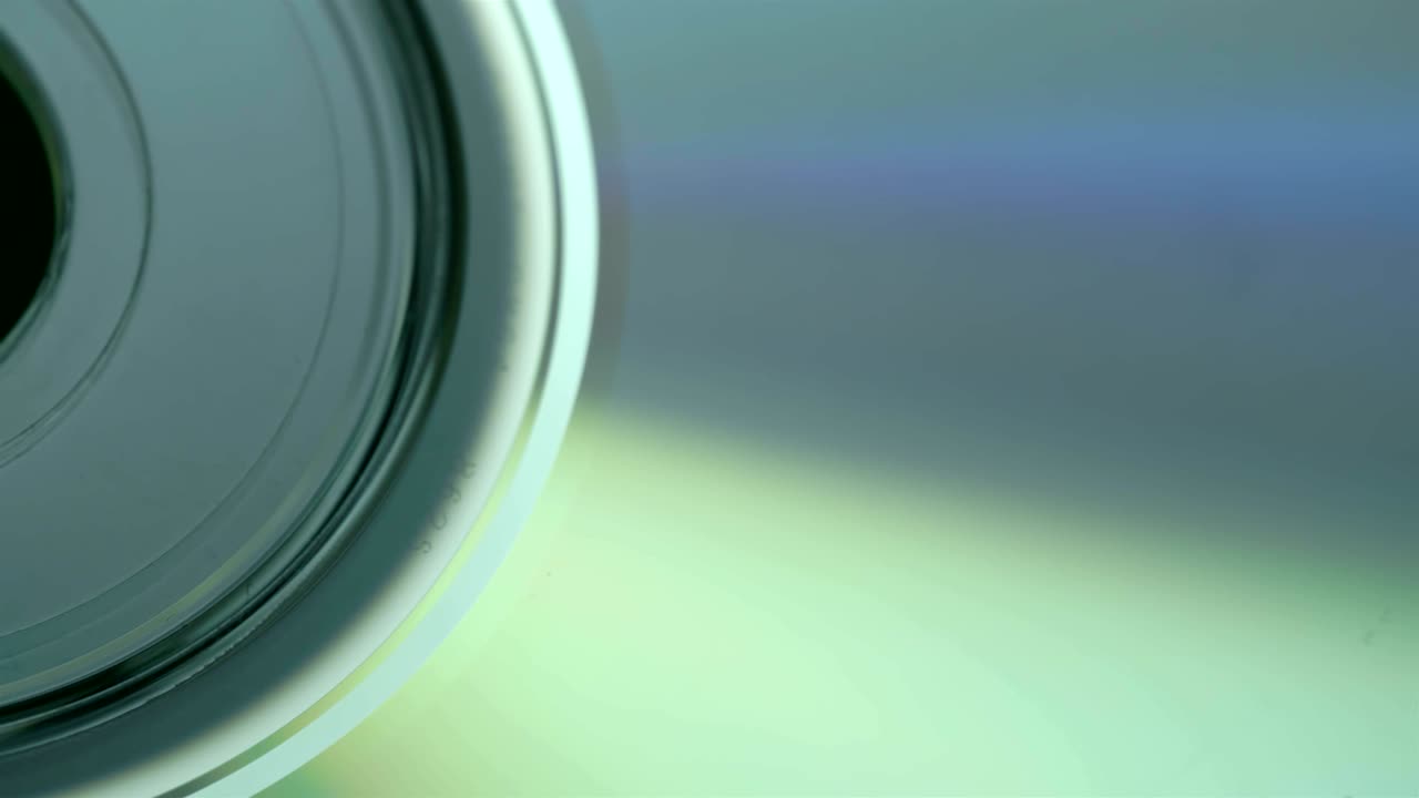 광선으로 카메라 렌즈의 클로즈업