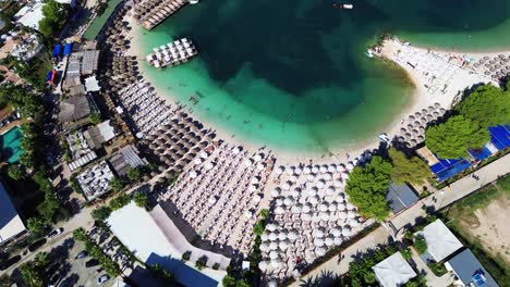 ksamil albania holiday beach resort island ionian sea summer travel destination