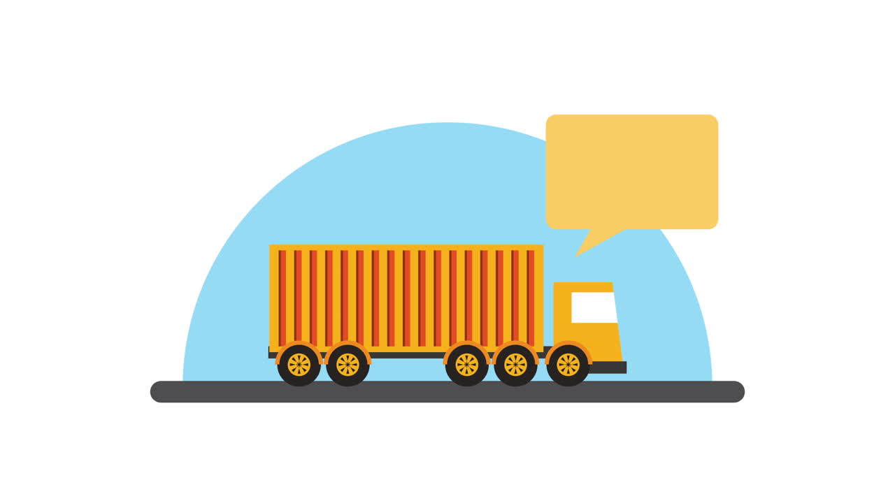 트럭 차량으로 물류 서비스