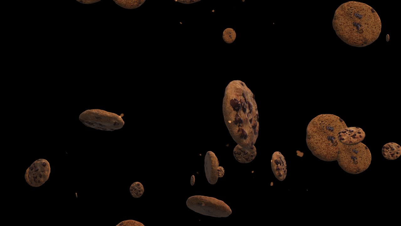 초콜릿  쿠키 루프 애니메이션